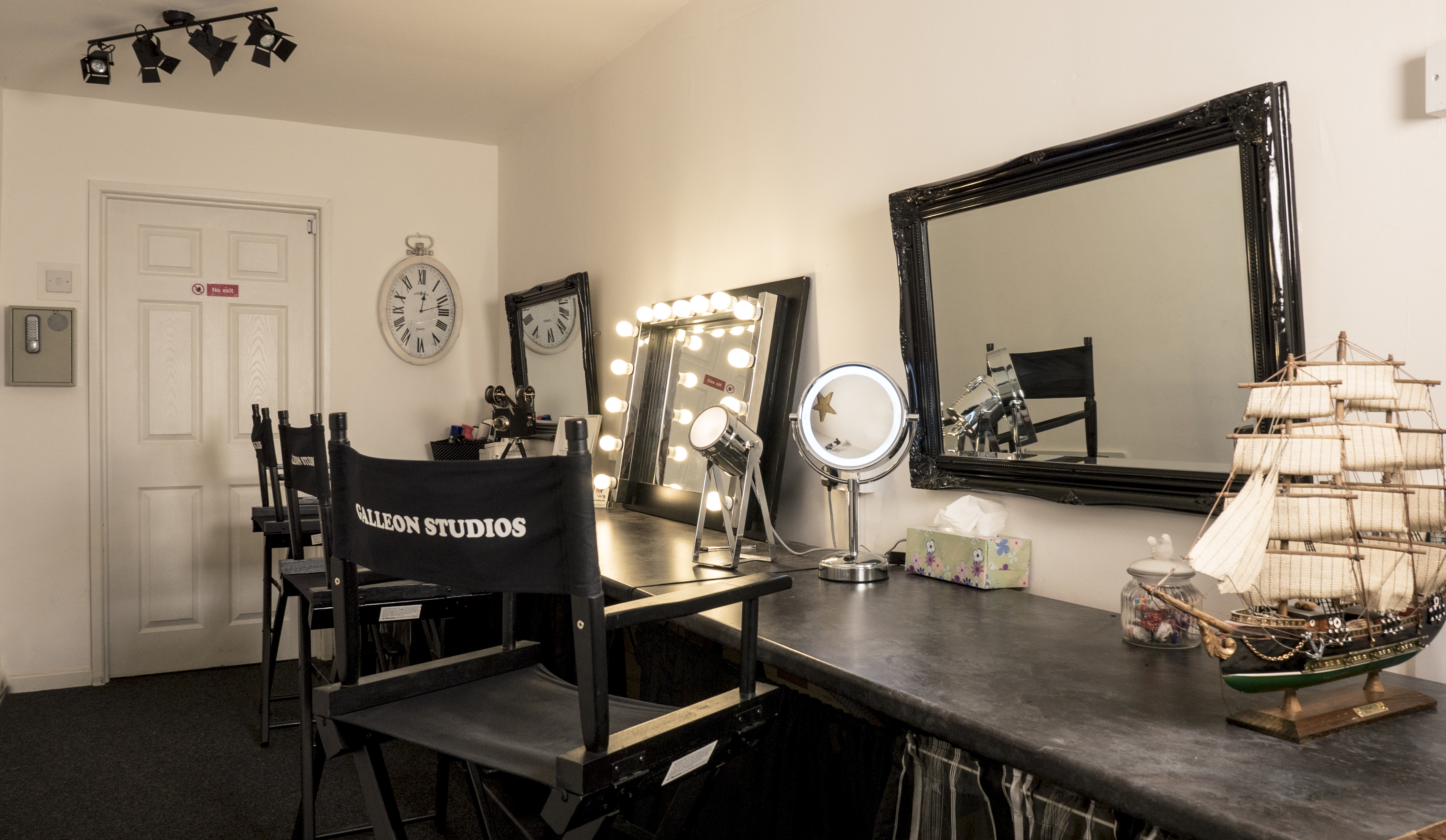 Galleon Studios interior with production and seating area