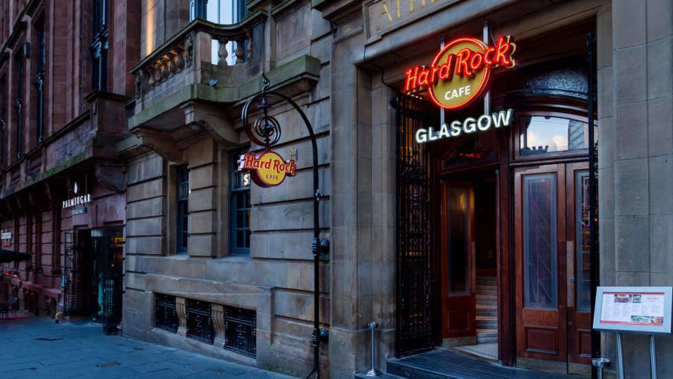 Hire Hard Rock Cafe Glasgow Live Lounge VenueScanner