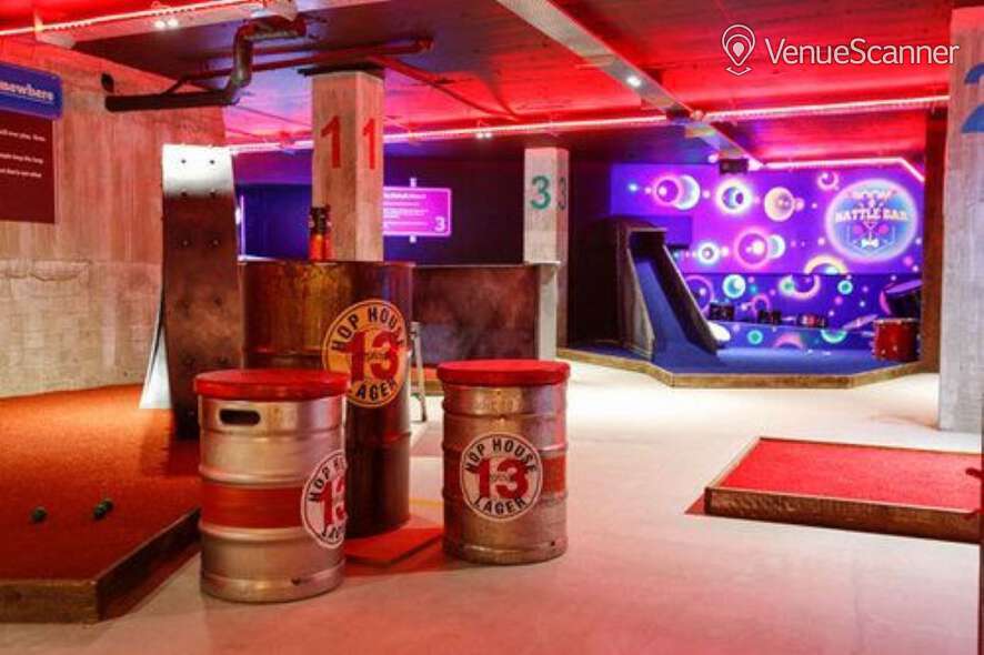 Hire Boom: Battle Bar Cardiff The Golf Bar